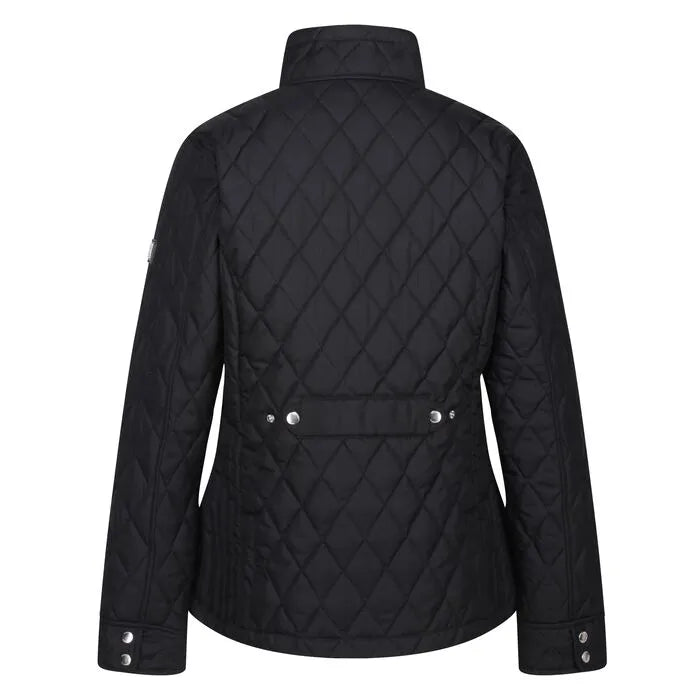 Regatta Women's Charna Insulated Diamond Quilted Jacket Black Small Spot