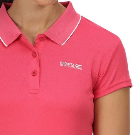 Regatta Women's Maverick V Active Polo Shirt Rethink Pink