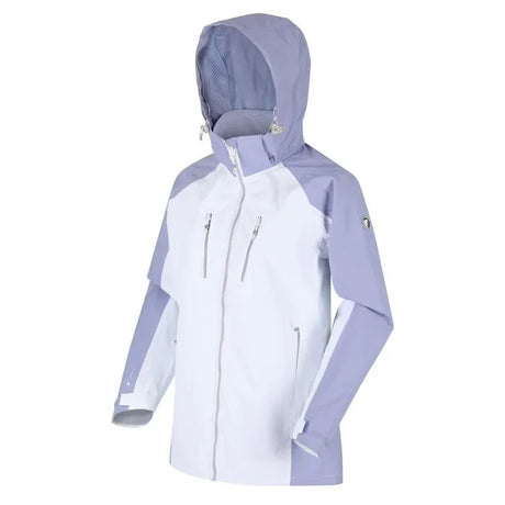 Regatta Women's Calderdale IV Waterproof Hooded Walking Jacket White