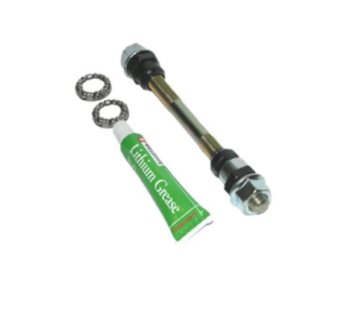 Weldtite 9.5×175mm Chromoly Rear Axle w/ Bearings & Grease (Code HUP8312)