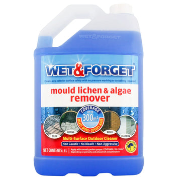 Wet & Forget 5 Litre Mould, Moss, Algae & Lichen Remover