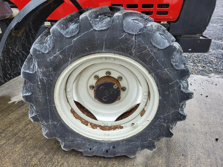 Wheels and Tyres Off Valtra 8150 Set