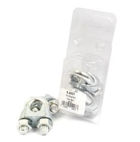 Wire Rope Clips, Wire Ø13mm (1/2") - Heavy-Duty Cable Clamps (2 pcs. Agripak) for Secure Wire Connections