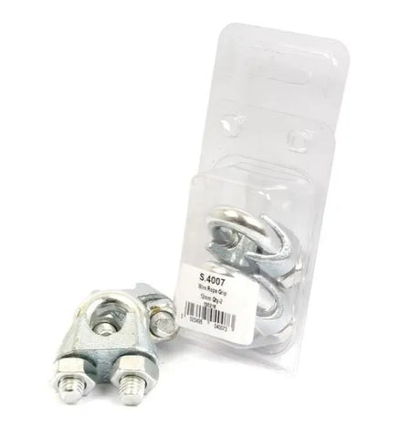 Wire Rope Clips, Wire Ø13mm (1/2") - Heavy-Duty Cable Clamps (2 pcs. Agripak) for Secure Wire Connections