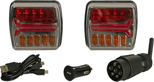 Kramp 12V Wireless LED Square Light Set