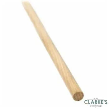 Wooden Broom Handle 48" x 1 1/8" - Durable Replacement Handle