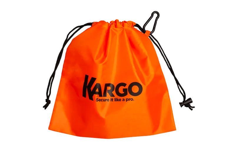 Kargo Medium Duty Ratchet Strap 5m x 35mm [750kg] (2 Pack) - With Claw Hooks & Storage Bag