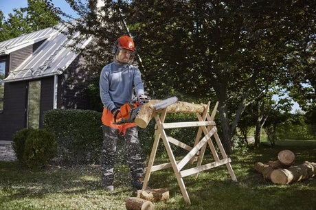Husqvarna 240i​ chainsaw with battery and charger