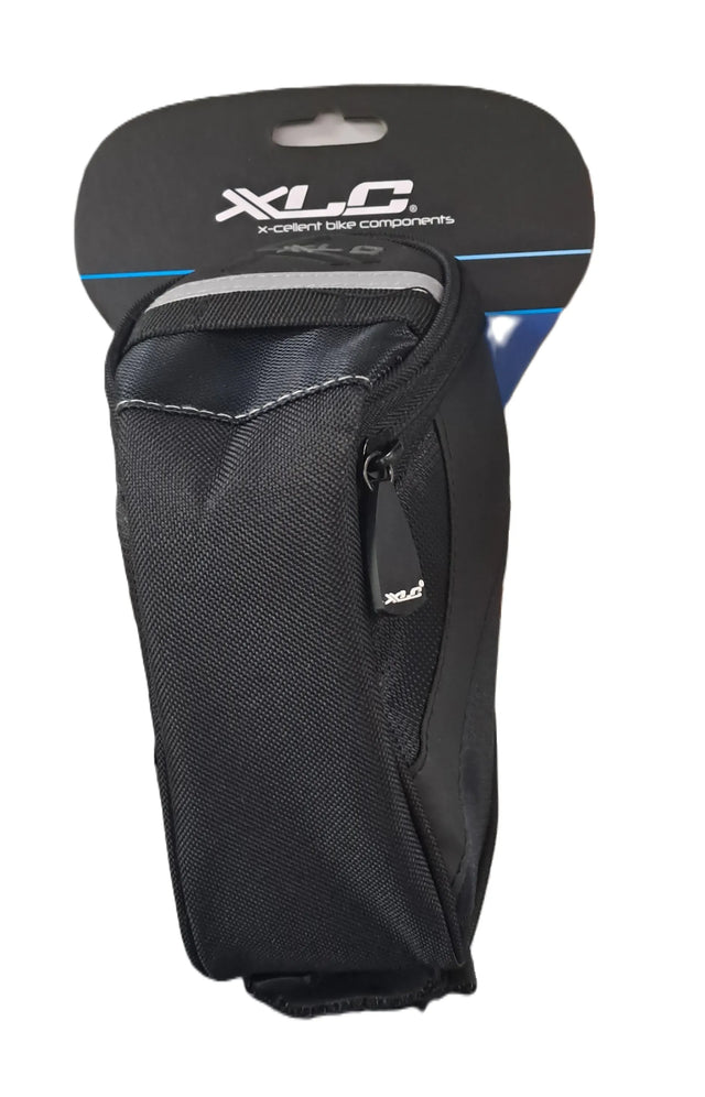 XLC Saddle Bag Large 0.8 L - Durable Saddle Mount Bag for Bikes