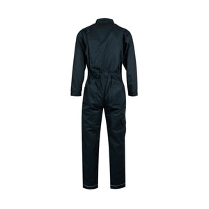 Xpert Core Zip-Front Coverall Navy - Durable 250gsm Workwear with Elasticated Cuffs and Reflective Piping