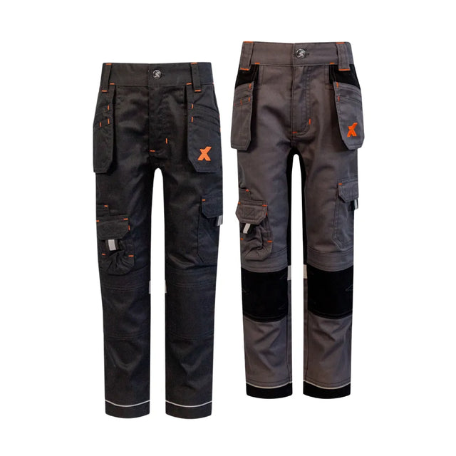 Xpert Pro Junior Work Trousers Black/Grey