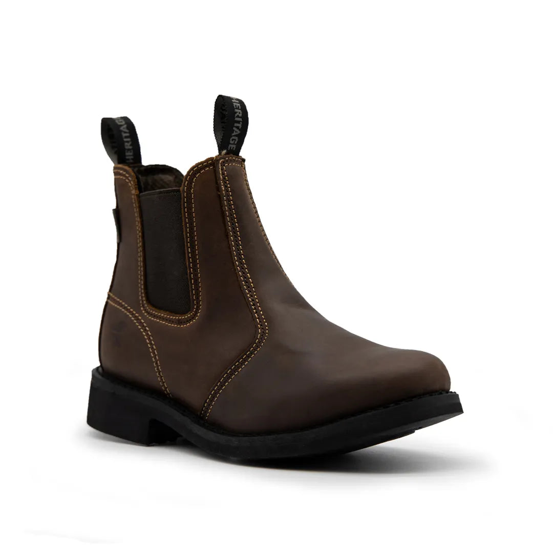 Xpert Heritage Chelsea Non Safety Boots Brown
