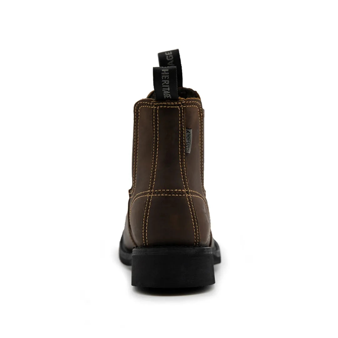 Xpert Heritage Chelsea Non Safety Boots Brown