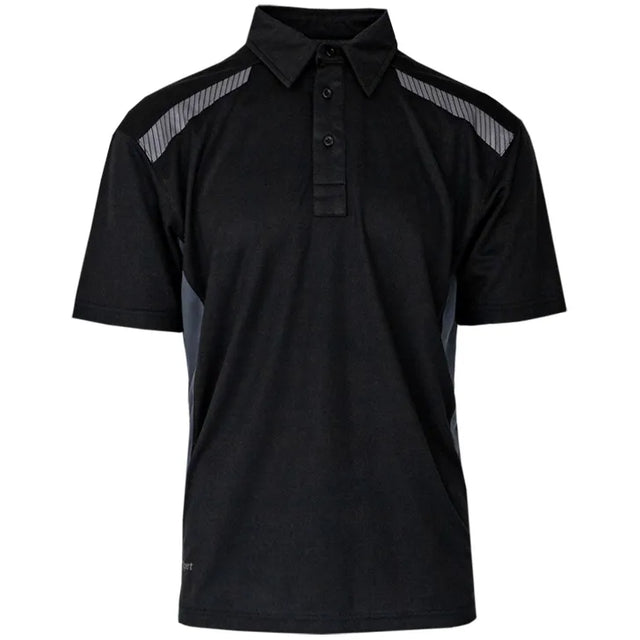 Xpert Pro Stretch Polo Shirt Black/Grey