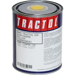 Tractol Paint - John Deere Yellow - 1 Litre for Agricultural & Industrial Equipment