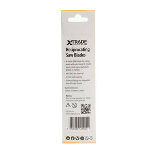 XTRADE SS922HF Recip Saw Blade Wood/Metal (5 Pack) - 150mm BIM Blades