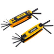 XTrade 2 Piece Folding Hex Key Set - Torx & Metric, Compact and Durable for Versatile Fastening