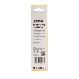XTRADE SS922AF Recip Saw Blade Metal (5 Pack) - 150mm BIM Fine Cut Blades