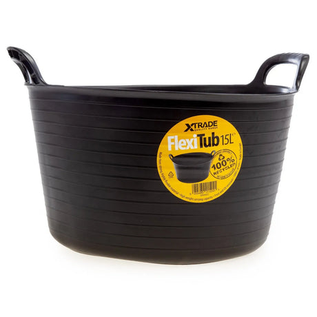 XTrade Black Flexi-Tub 15L