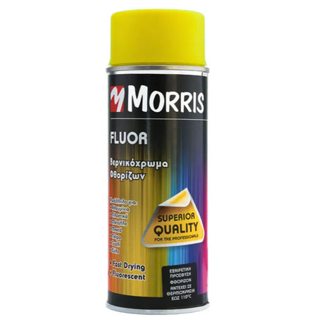 Morris Acrylic Spray Paint Fluorescent Yellow 400ml