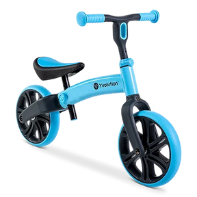 Yvolution Velo Junior Balance Bike Blue | Adjustable for Ages 18 Months to 3 Years
