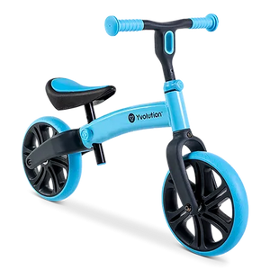Yvolution Velo Junior Balance Bike Blue | Adjustable for Ages 18 Months to 3 Years