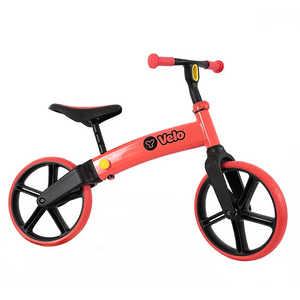Yvolution Velo Senior Red Balance Bike | Adjustable for Ages 3-5 Years
