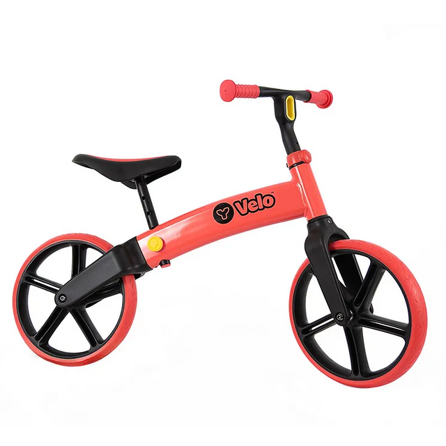 Yvolution Velo Senior Red Balance Bike | Adjustable for Ages 3-5 Years