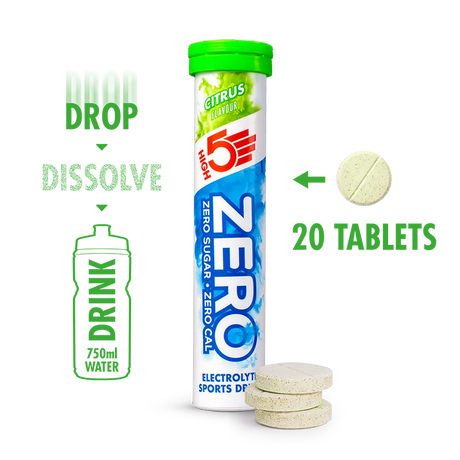 ZERO Hydration Tablets Variety Pack - Citrus, Berry, Orange & Echinacea | Sugar-Free Electrolyte Boost