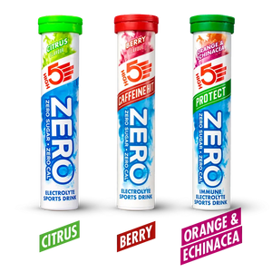 ZERO Hydration Tablets Variety Pack - Citrus, Berry, Orange & Echinacea | Sugar-Free Electrolyte Boost