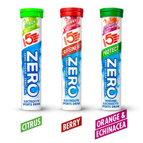ZERO Hydration Tablets Variety Pack - Citrus, Berry, Orange & Echinacea | Sugar-Free Electrolyte Boost