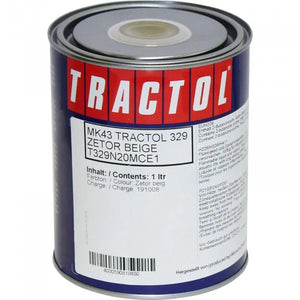 Tractol Paint Zetor Beige 1L - High Gloss Finish for Agricultural & Construction Equipment