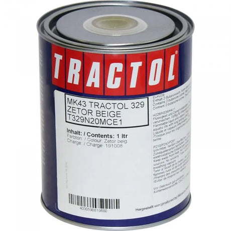 Tractol Paint Zetor Beige 1L - High Gloss Finish for Agricultural & Construction Equipment