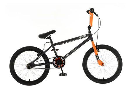 Zombie Outbreak 20" BMX Bike - Alloy Wheels, Stunt Pegs, Black/Orange