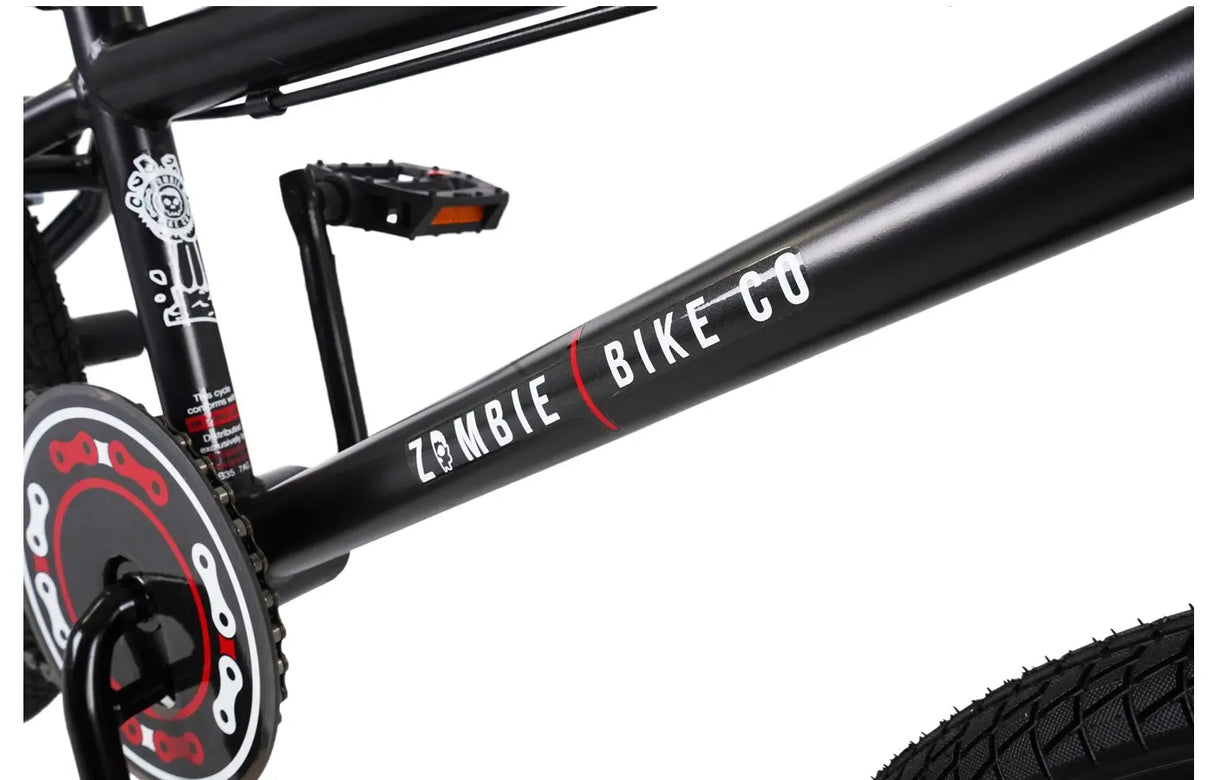 Zombie Plague 18" BMX Bike - Alloy Wheels, Stunt Pegs, Junior BMX