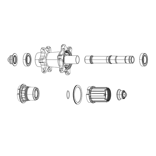 Zipp Cognition V2 Axial Clutch Kit | Hub Spare for Disc & Rim Brake