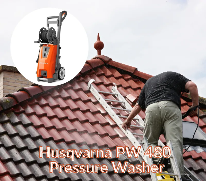 Husqvarna PW480 Electric Pressure Washer for washing roof house