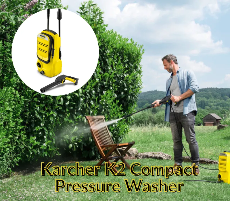 Karcher K2 Compact Pressure Washer for garden furniture
