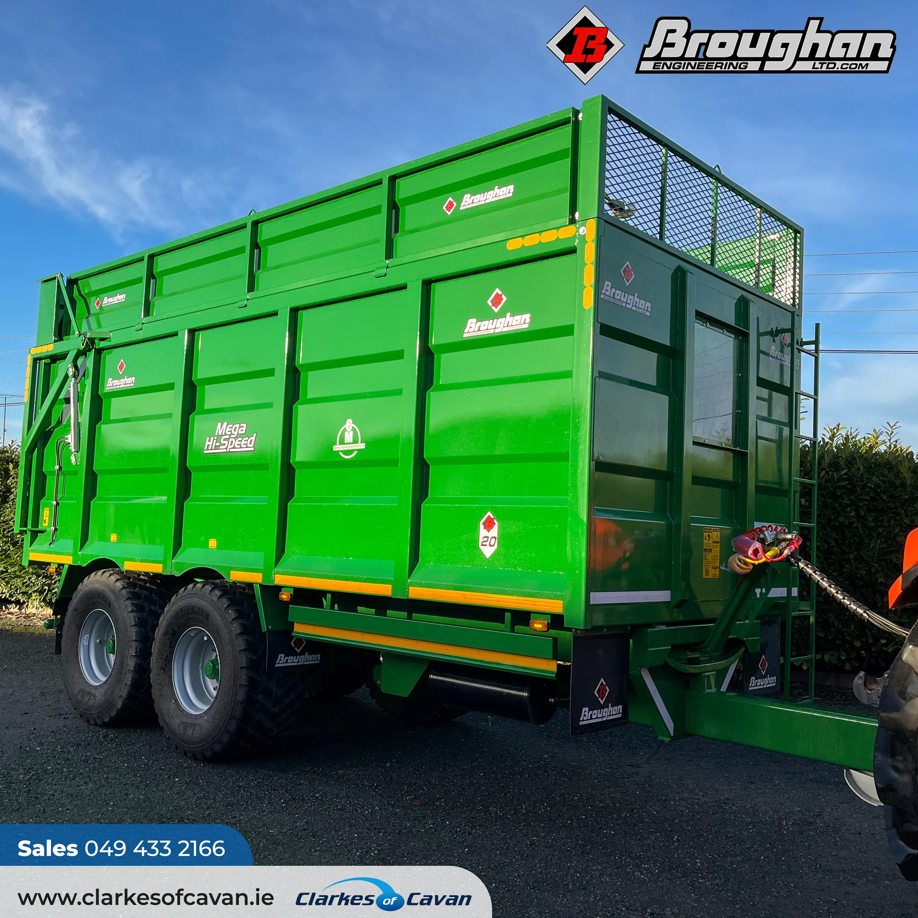 Broughan 20ft Silage Trailer