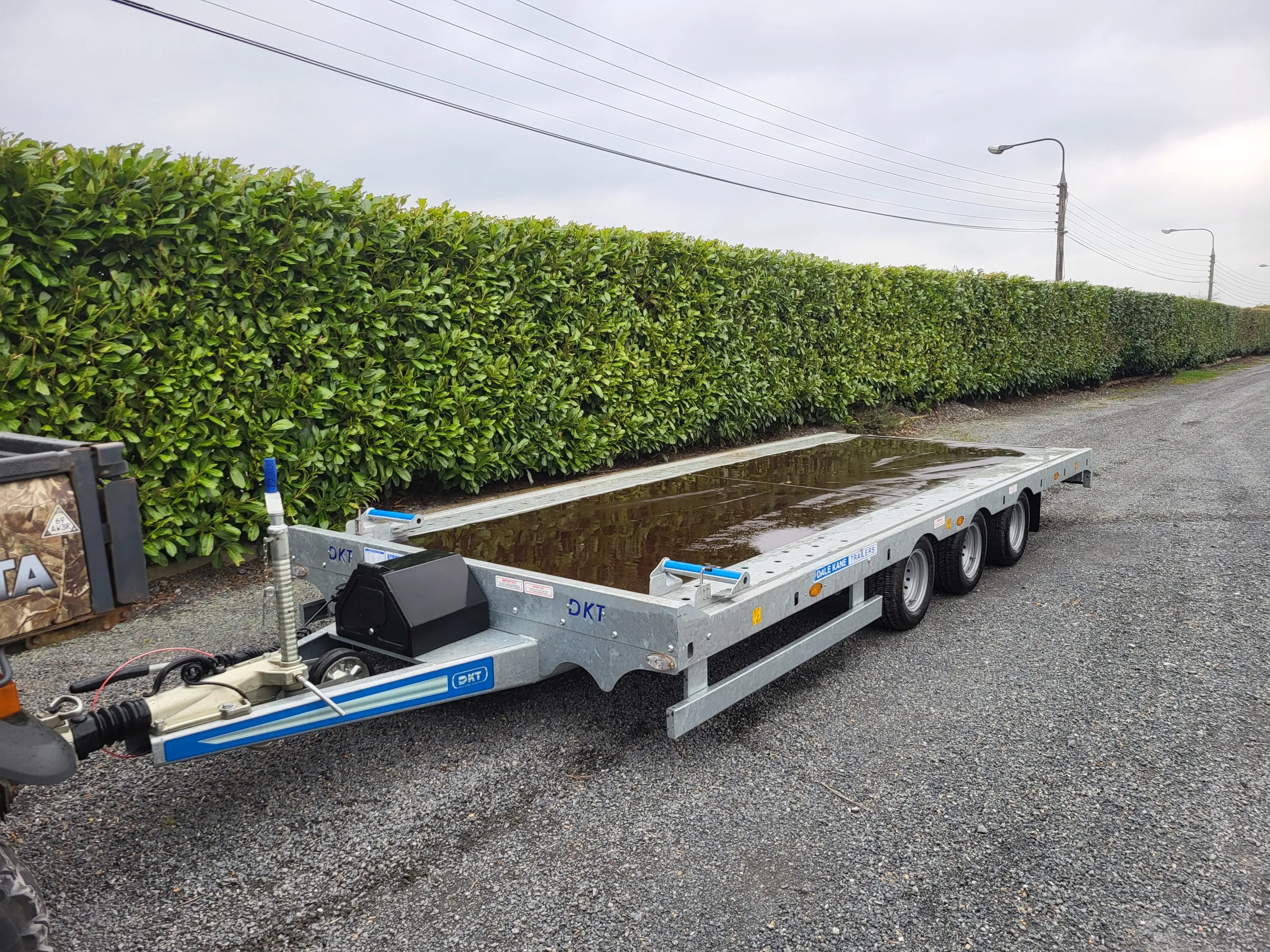Dale Kane 16ft x 6.6ft Tri Axle Car Transporter
