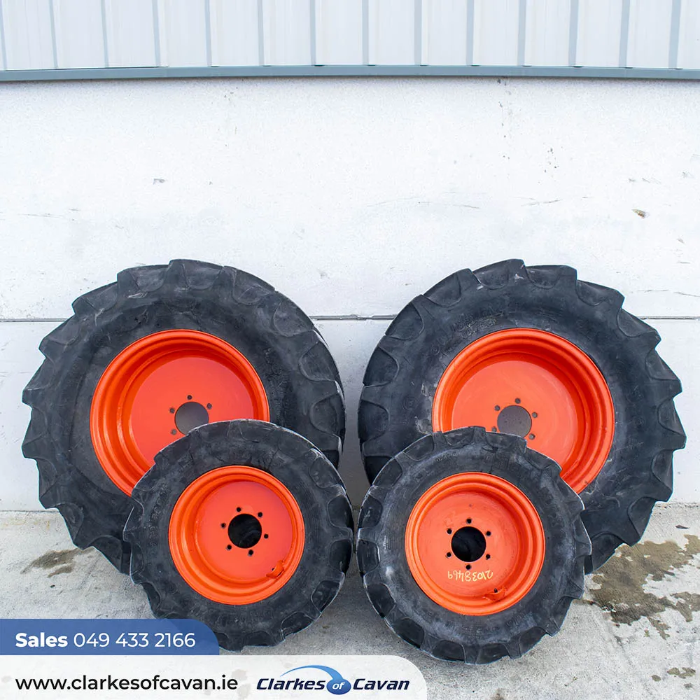 Agri Max Tyres  with Stud Rims Set