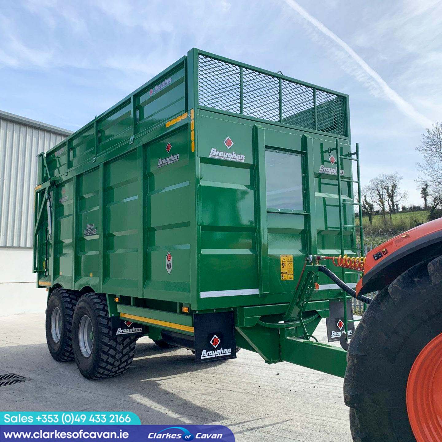 Broughan 18ft Silage Trailer