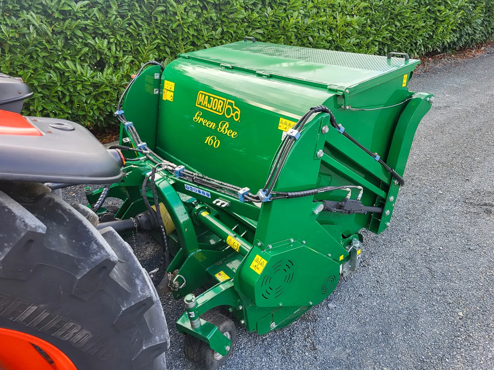 Major Green Bee 160 Flail Collector
