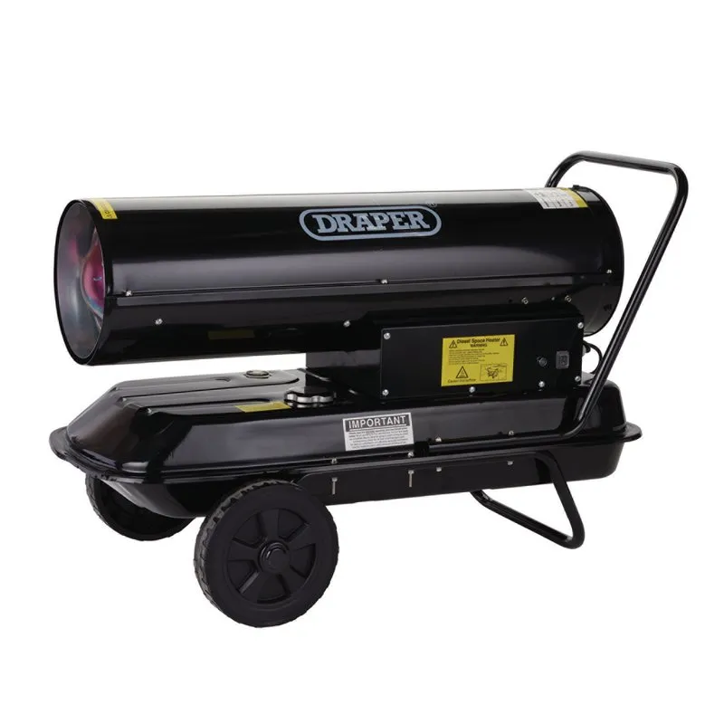 Draper 230v Diesel and Kerosene Space Heater, 102,300 Btu/30 Kw