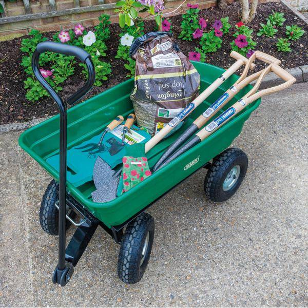 Draper 75L Gardeners Cart with Tipping Feature