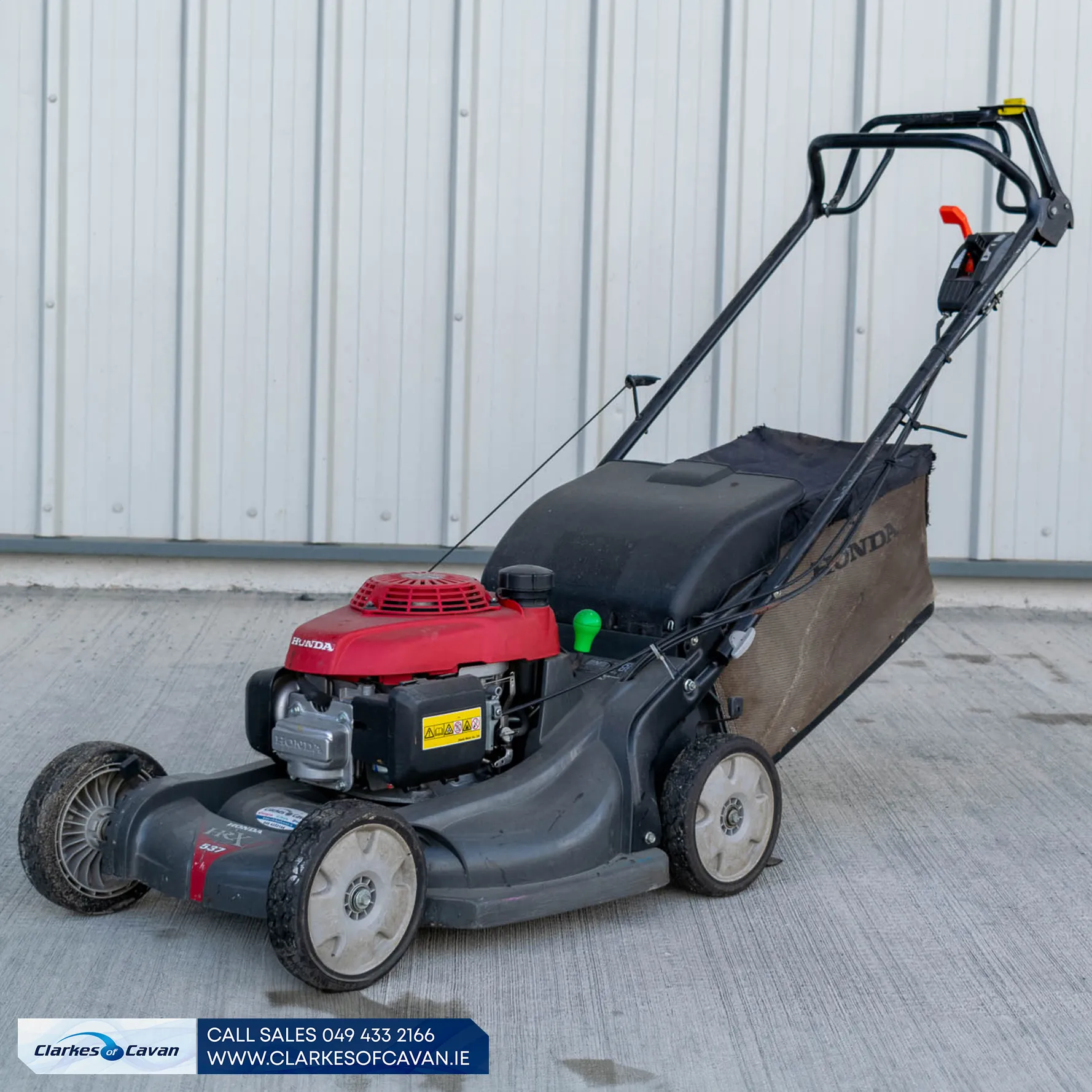 Used petrol online lawnmower