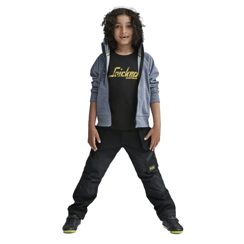 Kids Standsafe Work Trousers Black WITH LOGO  J Grennan and Sons Online  Store